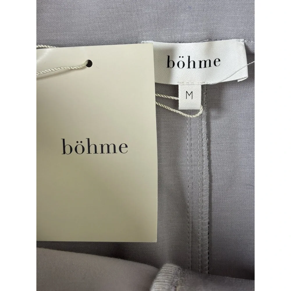 Bohme Silver Metallic Mini Skirt NWT Womens Medium Y2K Party Festival Club